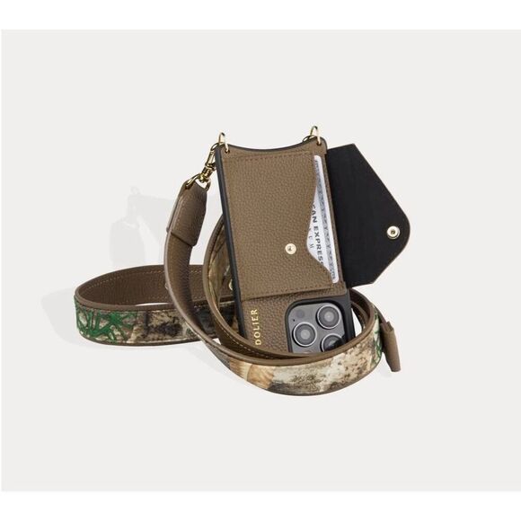 Bandolier x realtree leather Crossbody phone case set Apple iPhone 15 max pro - Picture 1 of 7